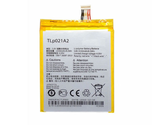 Batería para OneTouch-OT-800/802-799A/alcatel-TLP021A2